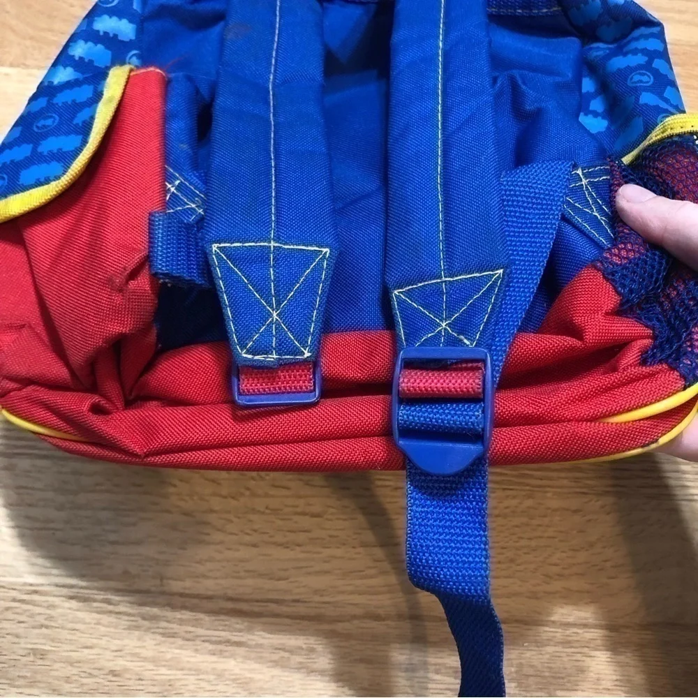 Thomas & Friends Tank Engine Train Small Backpack Blue Red Kids Preschool